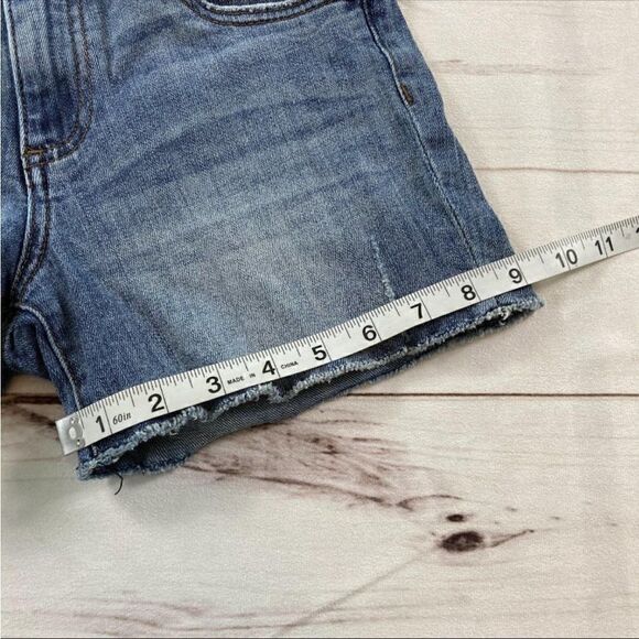 KUT from the Kloth Womens Blue Cutoff Gidget Frey Denim Jean Shorts Size 00 - Picture 9 of 12